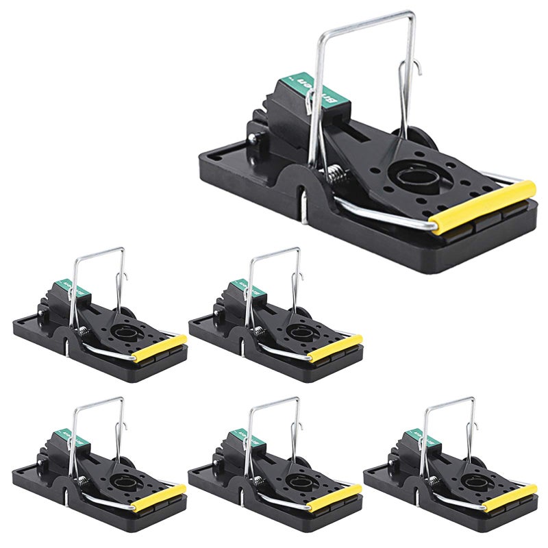 Briteen Mouse Trap Mice Trap That Work Human Power Mouse Killer Mouse Catcher Quick Effective Sanitary 6Packs - Image 1
